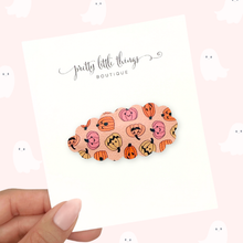 Load image into Gallery viewer, Pinky Pumpkins - Snap Clip - 3 for $10
