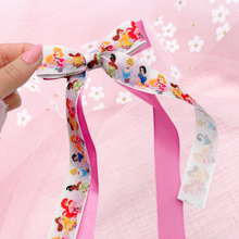 Load image into Gallery viewer, Princess Brigade - Dark Pink - Long Tailed Ribbon Bow
