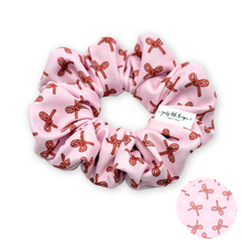 Load image into Gallery viewer, Candy Cane Bows - Scrunchie (Adult) - 3 for $30
