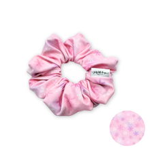 Load image into Gallery viewer, Pink Snowflake - Scrunchie (Child) - 3 for $30
