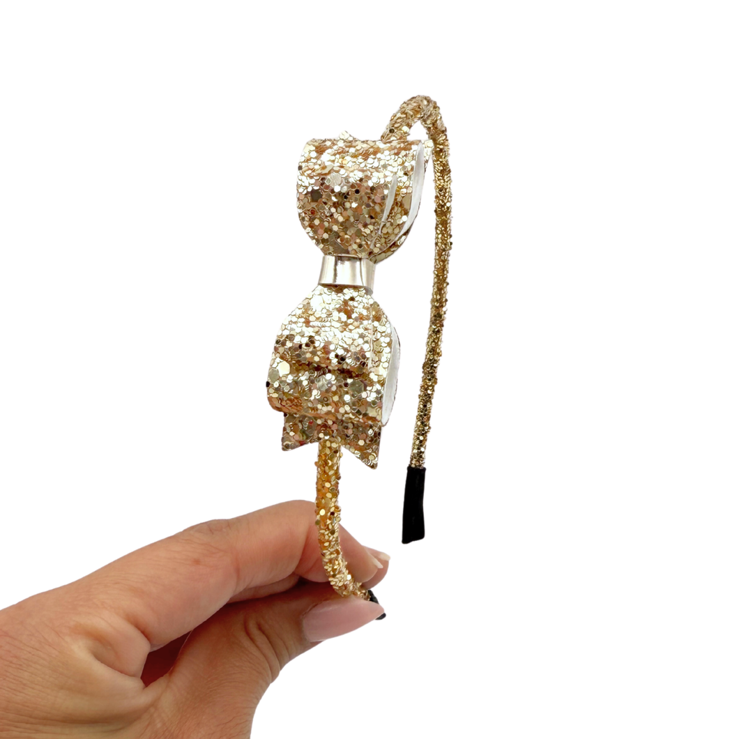 Glitter Headband - Gold - Isla Headband