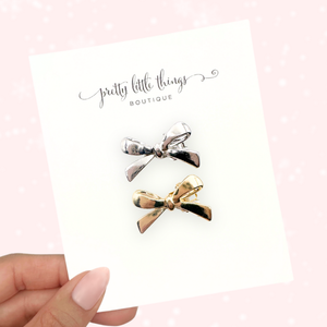 Mini Bow Duo 1” - Set of 2