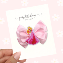 Load image into Gallery viewer, Sleeping Princess - Layered Silk Bow - 3.5”
