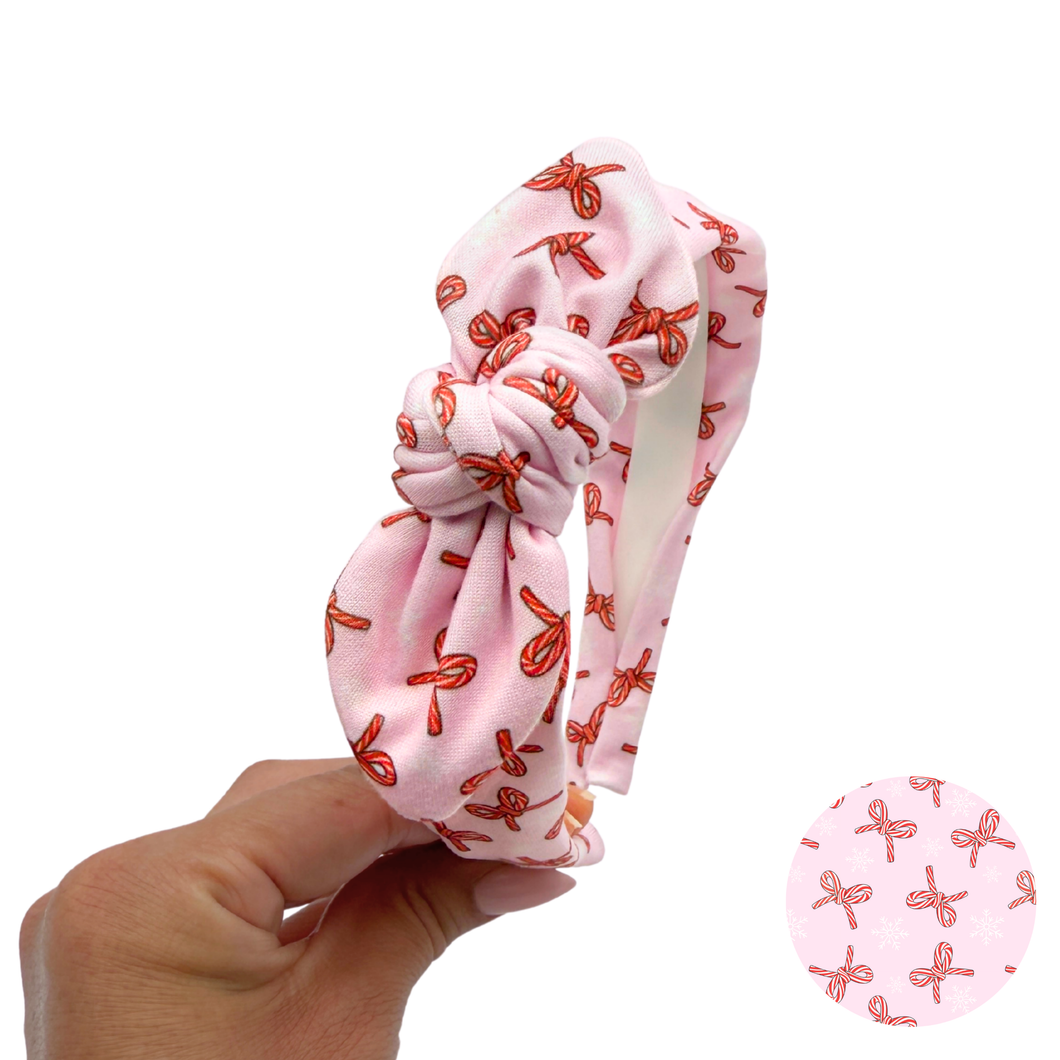 Candy Cane Bows - Isla Headband