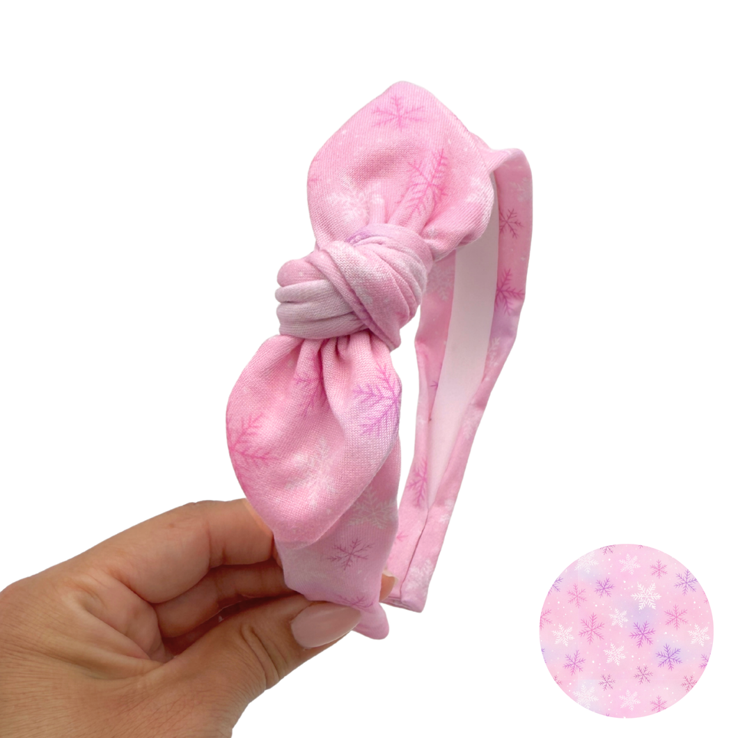 Pink Snowflake - Isla Headband