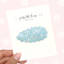 Load image into Gallery viewer, Blue Glitter - Snap Clip - 3 for $10
