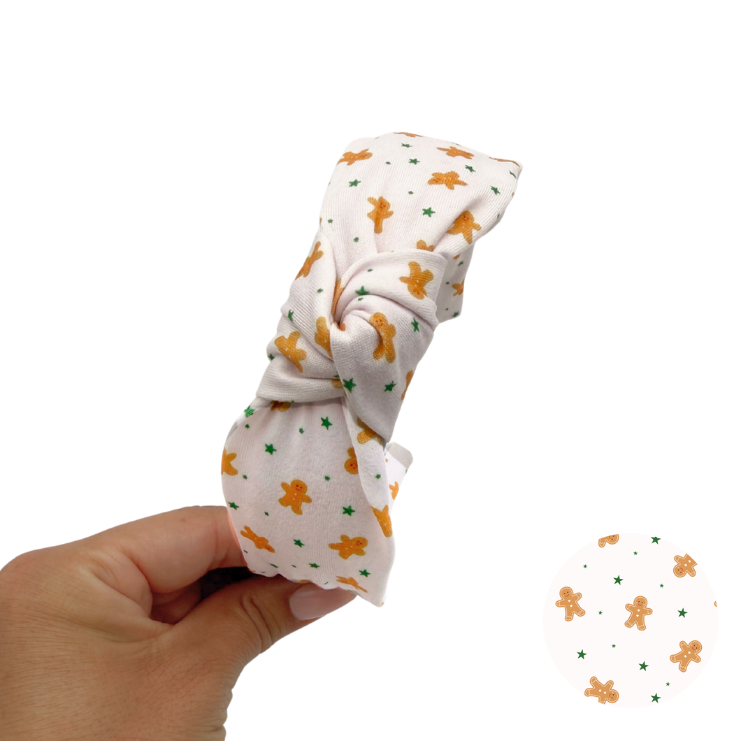 Gingerbread Magic - Knot Headband (Parcel Shipping Only)