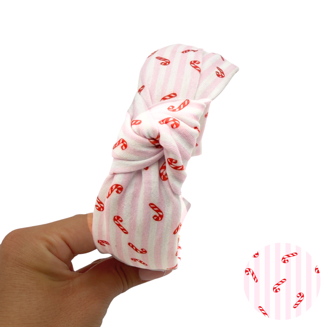 Candy Cane Lane - Knot Headband (Parcel Shipping Only)