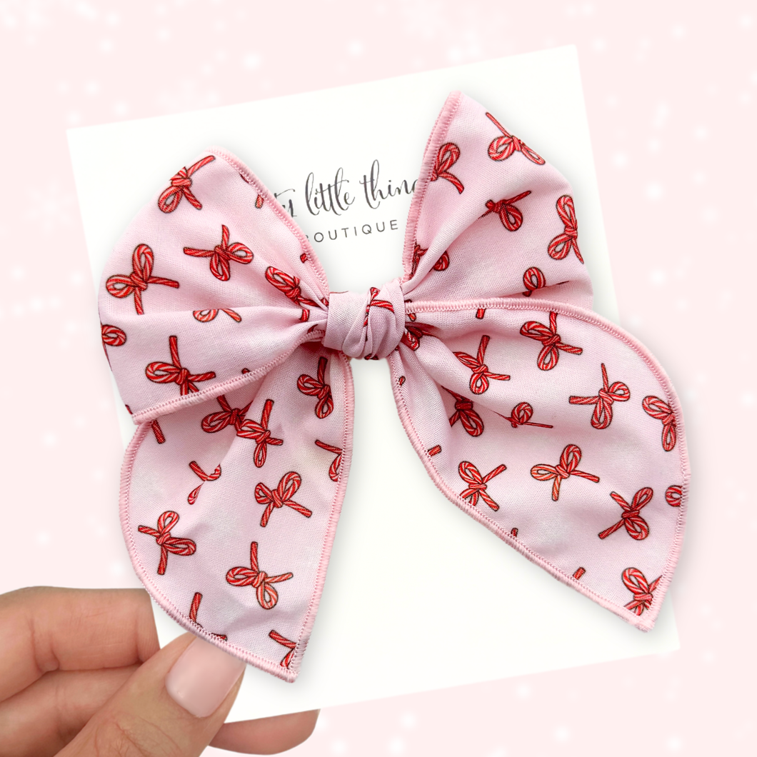 Candy Cane Bows - Fable Bow - 4.5