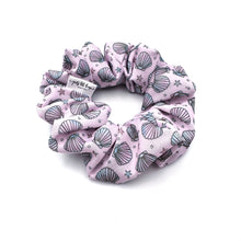 Load image into Gallery viewer, Seashells by the Seashore - WATERPROOF - Scrunchie (Adult)
