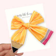 Load image into Gallery viewer, Pencil - School Girl Bow - 4.5”

