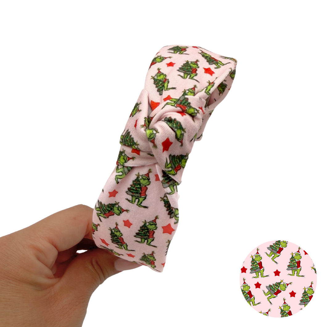 You're a Mean One - Knot Headband (Parcel Shipping Only)