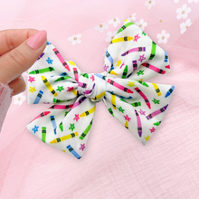 Load image into Gallery viewer, Crayons - Nola Handtied Bow 3.75"
