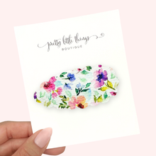 Load image into Gallery viewer, Summer Floral - Snap Clip - 3 for $10
