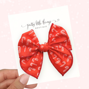 Candy Cane Parade - Fable Bow - 4”