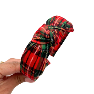 Tartan - Knot Headband (must go parcel shipping)