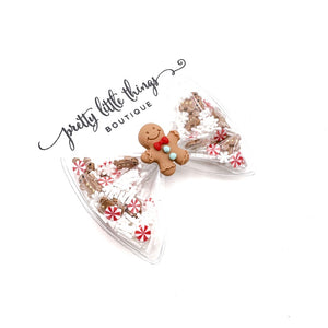 Gingerbread Land - Shaker Bow - 3.5”