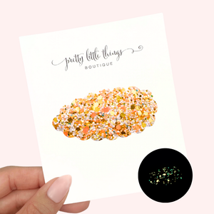 Glow In The Dark - Orange - Snap Clip (3 for $10)