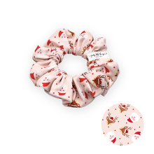 Load image into Gallery viewer, Santa &amp; Reindeer - Scrunchie (Child) - 3 for $30
