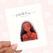 Load image into Gallery viewer, Island Princess - Acrylic Clip (3 for $10)
