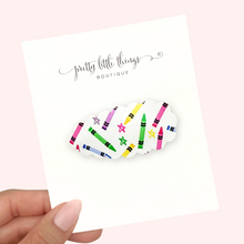Load image into Gallery viewer, Crayons - Snap Clip (3 for $10)
