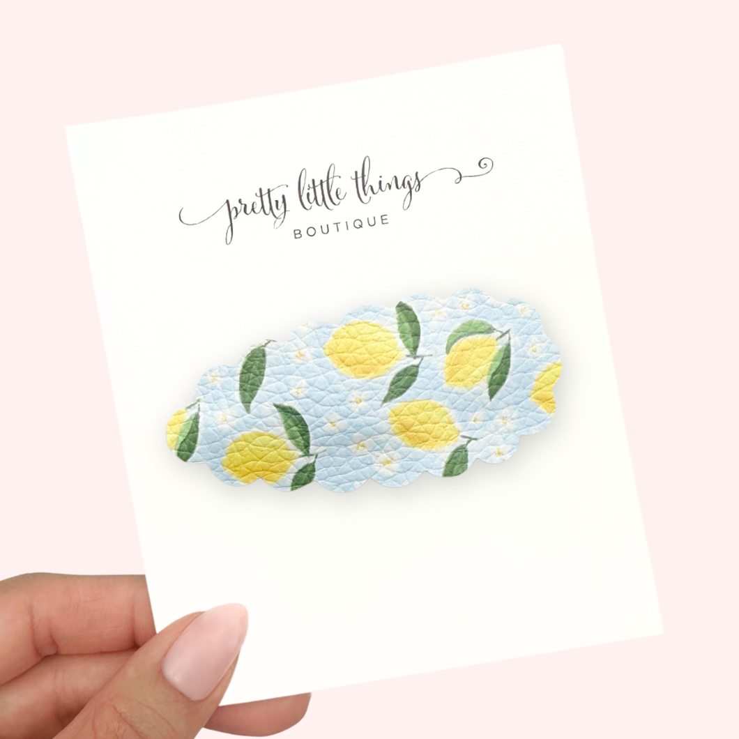 Lemons - Snap Clip - 3 for $10