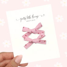 Load image into Gallery viewer, Mini Cherries - Ribbon Pigtails
