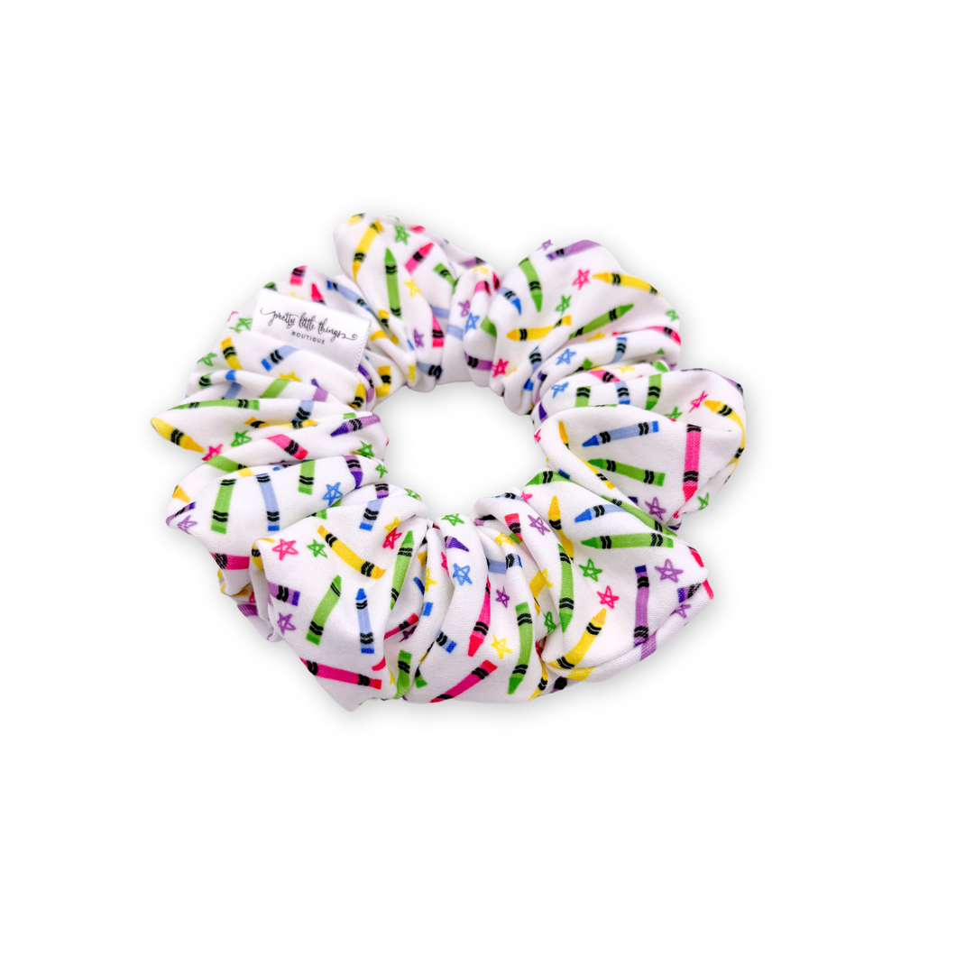 Crayons - Scrunchie (Child) - 3 for $10