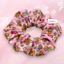 Load image into Gallery viewer, Back to School Rainbow - Scrunchie (Child) - 3 for $30
