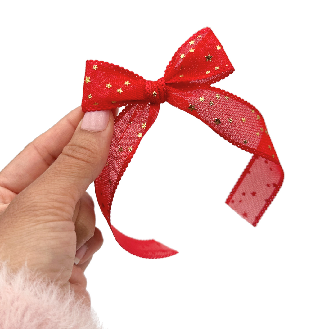 Whimsical Stars - Red - 3”