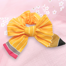 Load image into Gallery viewer, Yellow Pencil - Scrunchie (One Size)
