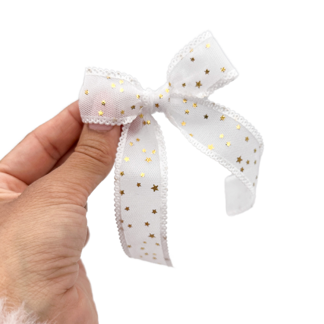 Whimsical Stars - White - 3”