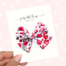 Load image into Gallery viewer, Floral Love - Nola Handtied Bow 3.75”
