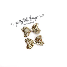 Load image into Gallery viewer, Gold Glitter - Corrina 1.72” Pigtails

