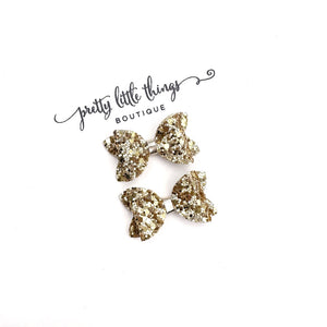Gold Glitter - Corrina 1.72” Pigtails