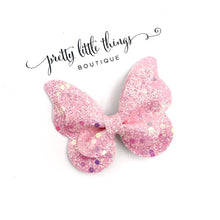 Load image into Gallery viewer, Butterfly - Dark Pink Glitter - 3”
