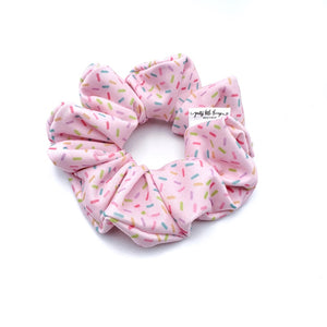 Sprinkled Pink - WATERPROOF - Scrunchie (Adult)