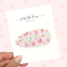 Load image into Gallery viewer, Watercolor Floral - Snap Clip - 3 for $10
