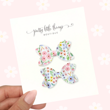 Load image into Gallery viewer, Spring Floral - Corrina 1.72” Pigtails
