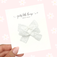 Load image into Gallery viewer, Lace - White - Pigtail Set
