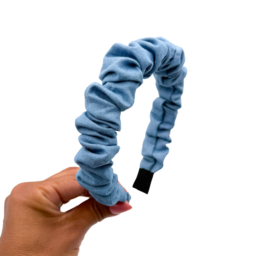 Denim Scunch - Headband