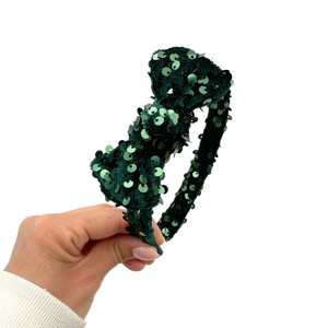 Sequin - Emerald - Headband