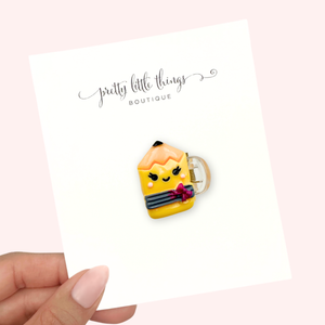 Happy Pencil- Claw Clip (parcel shipping only)
