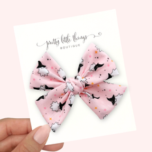 Load image into Gallery viewer, Witchy Ghosts - Nola Handtied Bow 3.75”
