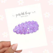 Load image into Gallery viewer, Purple Glitter - Snap Clip - 3 for $10
