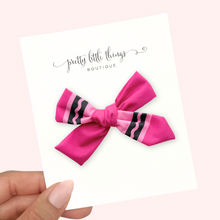 Load image into Gallery viewer, Crayon - Nola Handtied Bow 3.75”
