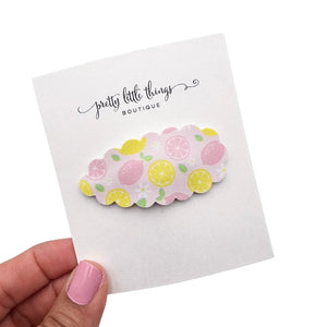 Pink Lemonade - Snap Clip 2.25” (3 for $10)