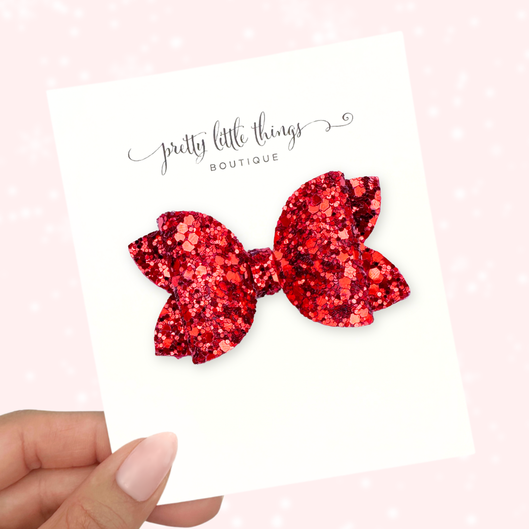 Red Glitter - Corrina 2.5”