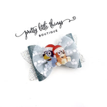 Load image into Gallery viewer, Blue Christmas Dogs  - Liya 3”
