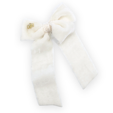 Load image into Gallery viewer, Velvet Snowflake - Long Tailed - Cream - 3.5”
